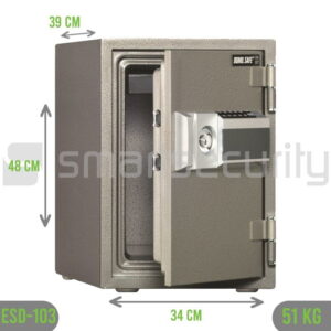 Bumil Safe ESD 103T 51KG Fireproof Home And Business Safe Box