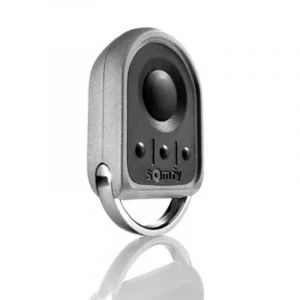 This is a picture of the Somfy KEYGO io Pocket remote control provided in Lebanon by Smart Security