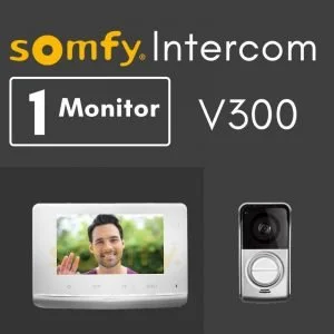 This is a picture of the Somfy V300 VIDEO DOOR PHONE provided by Smart Security in Lebanon